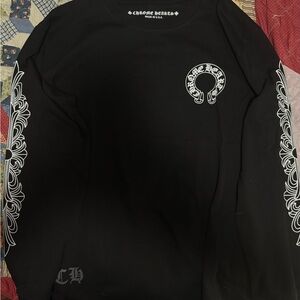 Chrome Hearts Black Long Sleeve Shirt